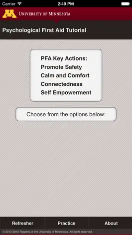 Game screenshot Psychological First Aid (PFA) Tutorial mod apk