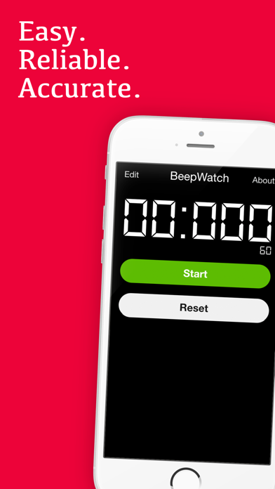 Screenshot #1 pour BeepWatch LITE - Beeping Circuit Training Interval Stopwatch