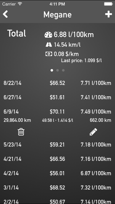 Screenshot #2 pour iRefueling
