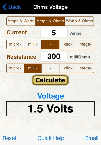 Ohms Law for Power EduCalc screenshot 3