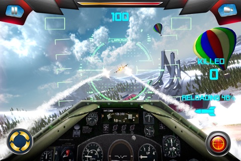 Frozen Air War Jet Fighter screenshot 2