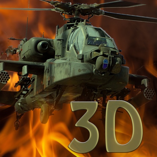 Apache War 3D- aДействие вертолет война против бесконечных небо охотников боевых и боевых самолетов (аркадной версии)