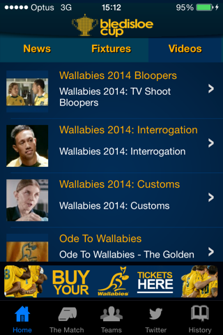 ARU Bledisloe Cup App screenshot 3