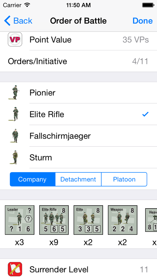 #3. Combat Commander RSG (iOS) Podle: Michael Kiefte