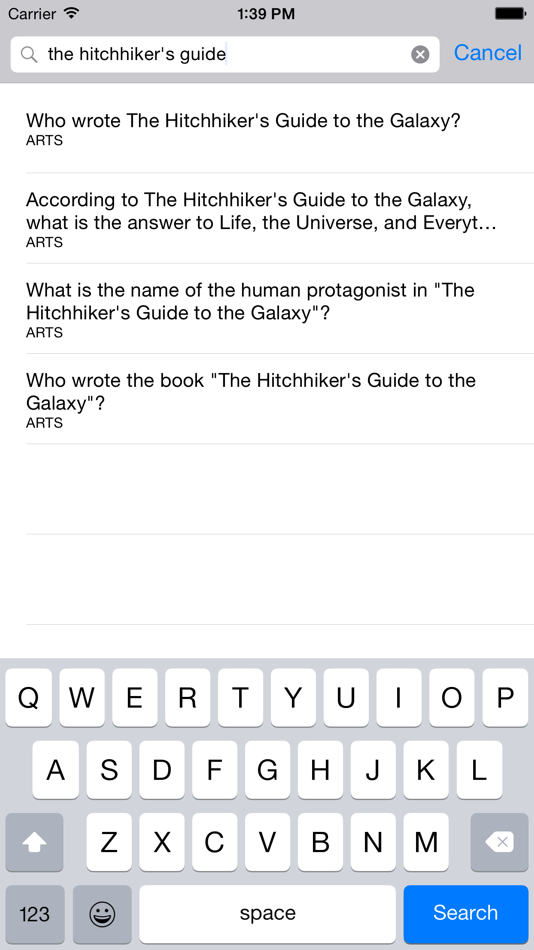 #2. Trivia Cheat (iOS) By: Le Thanh Quang