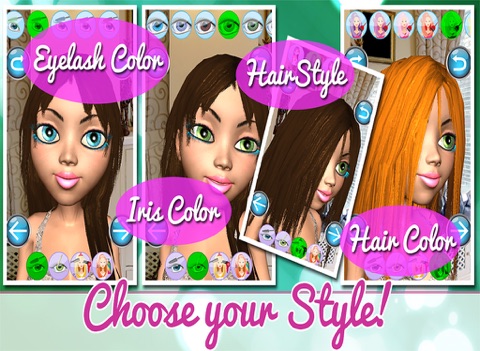 Princess Game: Salon Angela 3D iPad screenshot
