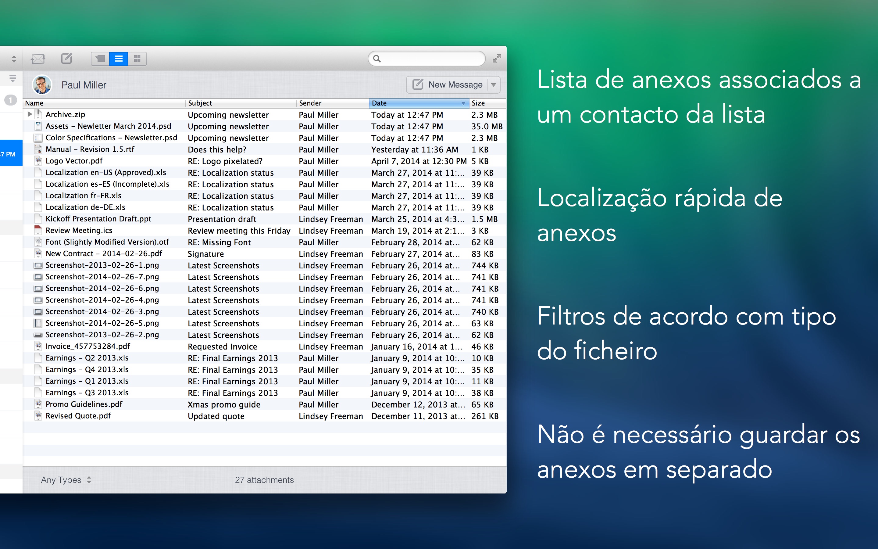 Screenshot do app Unibox