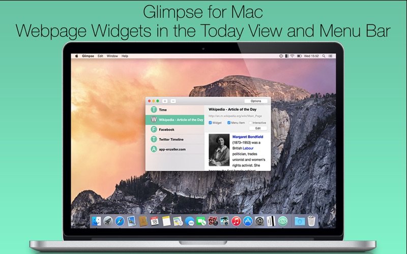 How to cancel & delete glimpse - webpage widgets 2