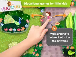 Game screenshot Zoo Explorer -  HugDug animals activity game for little kids. apk