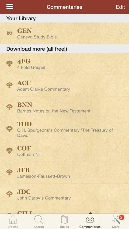 Screenshot 3 di 5 di Hebrew Bible Dictionary