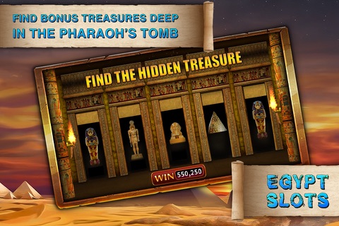 Egypt Slots - Free Vegas Slot Machines 777 Casino Jackpot screenshot 4