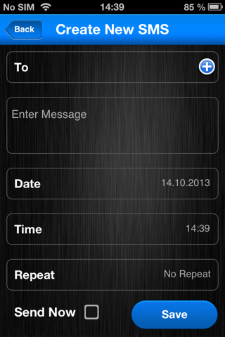 autoMessage - Automatic SMS & Email Scheduler screenshot 2