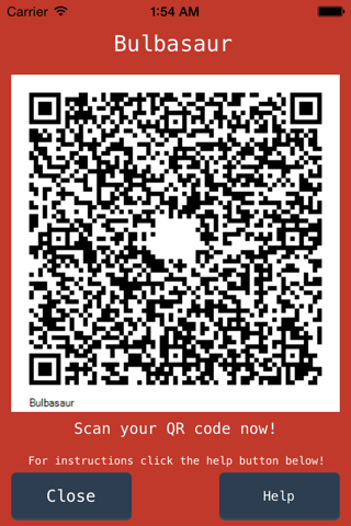 PokeCode - QR codes for Pokemon X, Y, Omega Ruby and Alpha Sapphire screenshot 2