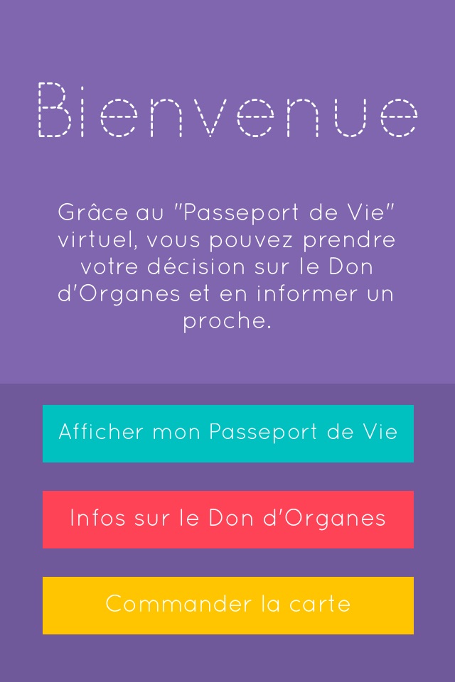 Passeport de Vie screenshot 2