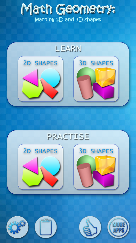 #5. Math Geometry: Learning 2D and 3D Shapes (iOS) By: Vinta Games