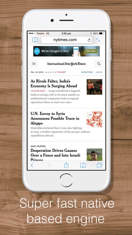 Split Web Browser: Fast Multitasking and Full Screen Multiple Tab Browsing for iPhone and iPad