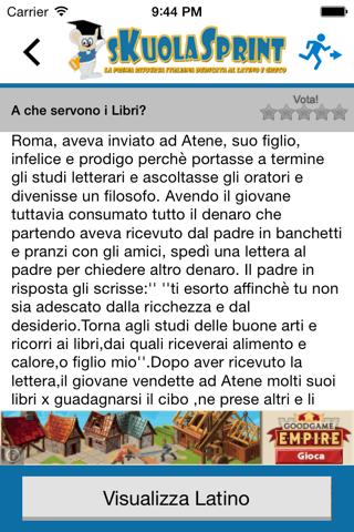 Versioni di Latino by Skuolasprint screenshot 4