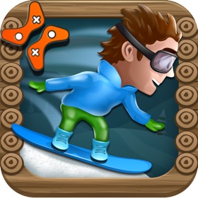 螢幕擷取畫面 (4) Avalanche Mountain 2 With Buddies - Extreme Multiplayer Snowboarding Racing Game