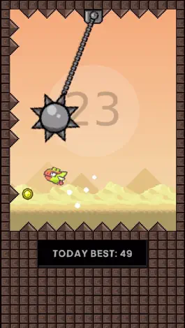 Game screenshot Flapping Cage: Избегайте шипов hack