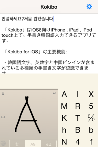 Kokibo | 手書き韓国語キーボード screenshot 3