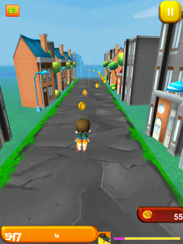 Arcade Kid Runner Free - ダッシュ冒険稼働エスケープLiteのアーケードゲーム - 病みつきベスト楽しい 子供のための無限の実行アプリ - 無料ゲームをジャンプクールファニー3D - 嗜癖アプリのおすすめ画像1