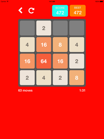 2048 - Puzzle Game Free iPad screenshot
