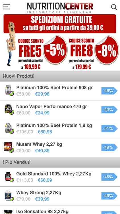 Nutrition Center Integratori