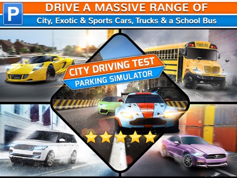 City Driving Test Car Parking Simulator - АвтомобильГонки ИгрыБесплатно на iPad