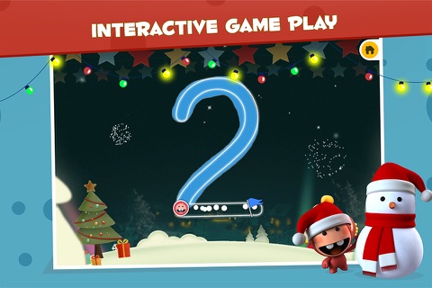 Icky Snow Trace - Learn 1234 Numbers - Christmas Edition screenshot 4