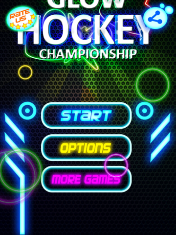 Screenshot #5 pour Glow Hockey Xtreme Free