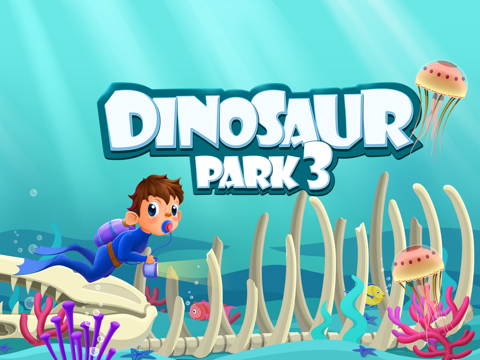 Screenshot #4 pour Dinosaur Park 3: Sea Monster - Fossil dig & discovery dinosaur games for kids in jurassic park