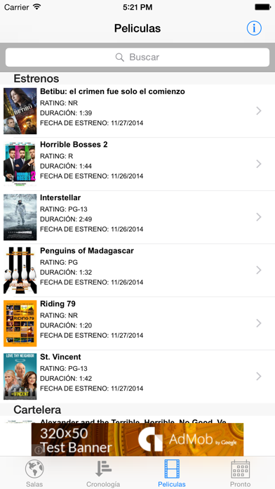 Cine iPhone screenshot 4 - Entertainment app