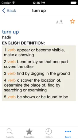 Malay<>English Dictionary screenshot 2