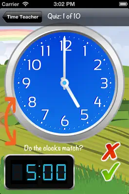 Game screenshot Time Teacher - Learn How To Tell Time apk