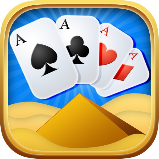 Solitaire Egypt - Casino expert, come and try the most difficult, hard card game icon