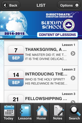 RCCG SUNDAY SCHOOL 2014-2015 screenshot 2