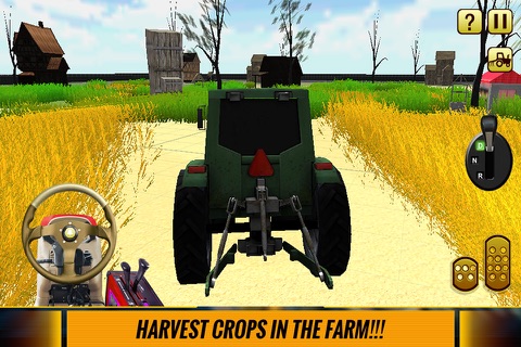 Farming Tractor Driver Simulator 3D screenshot 3