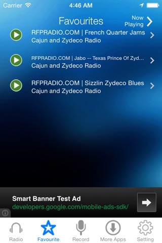 Cajun and Zydeco Music Radio Recoreder screenshot 3
