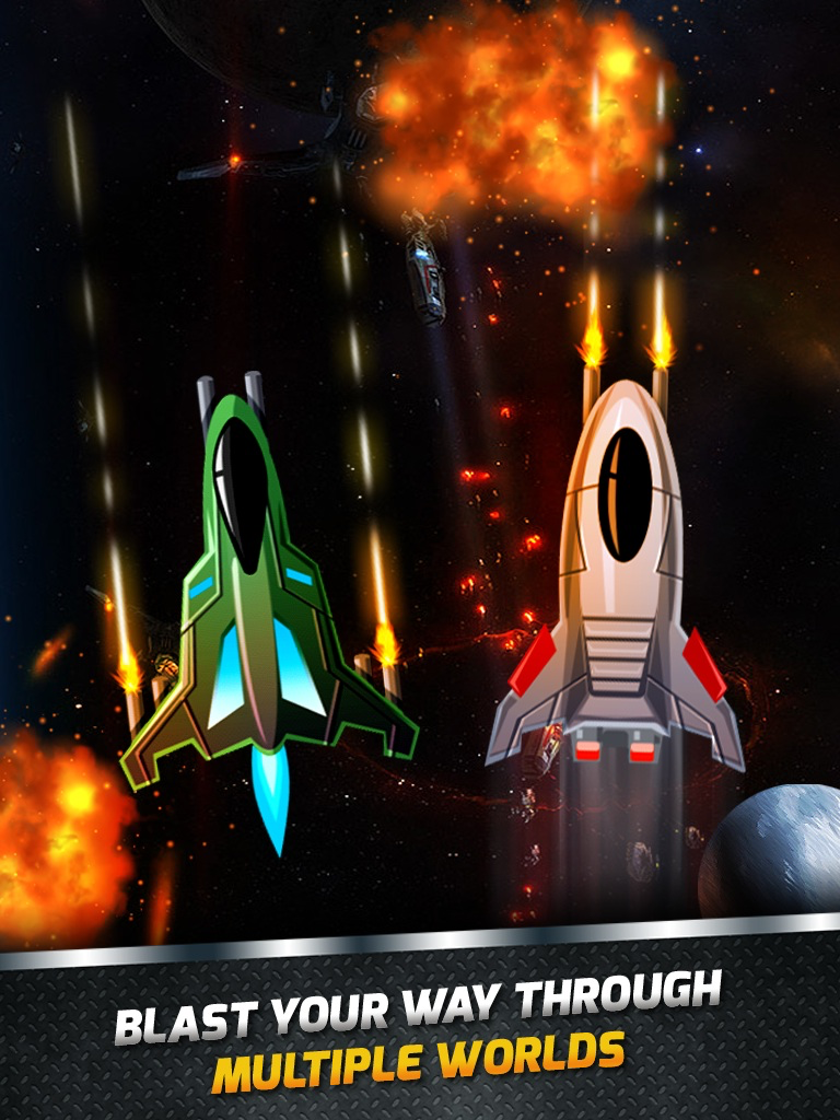Air Combat Jet Star Ship War Space Shooter Games Free screenshot 10