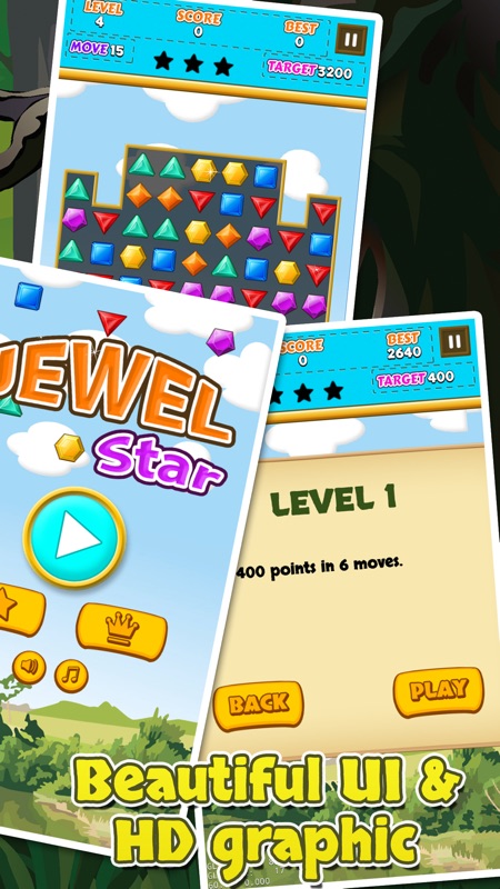 Jewel Star Match 3 game screenshot 4