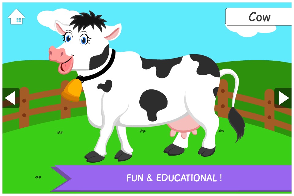 Peekaboo Farm Animals - fun learning game for kids screenshot 2