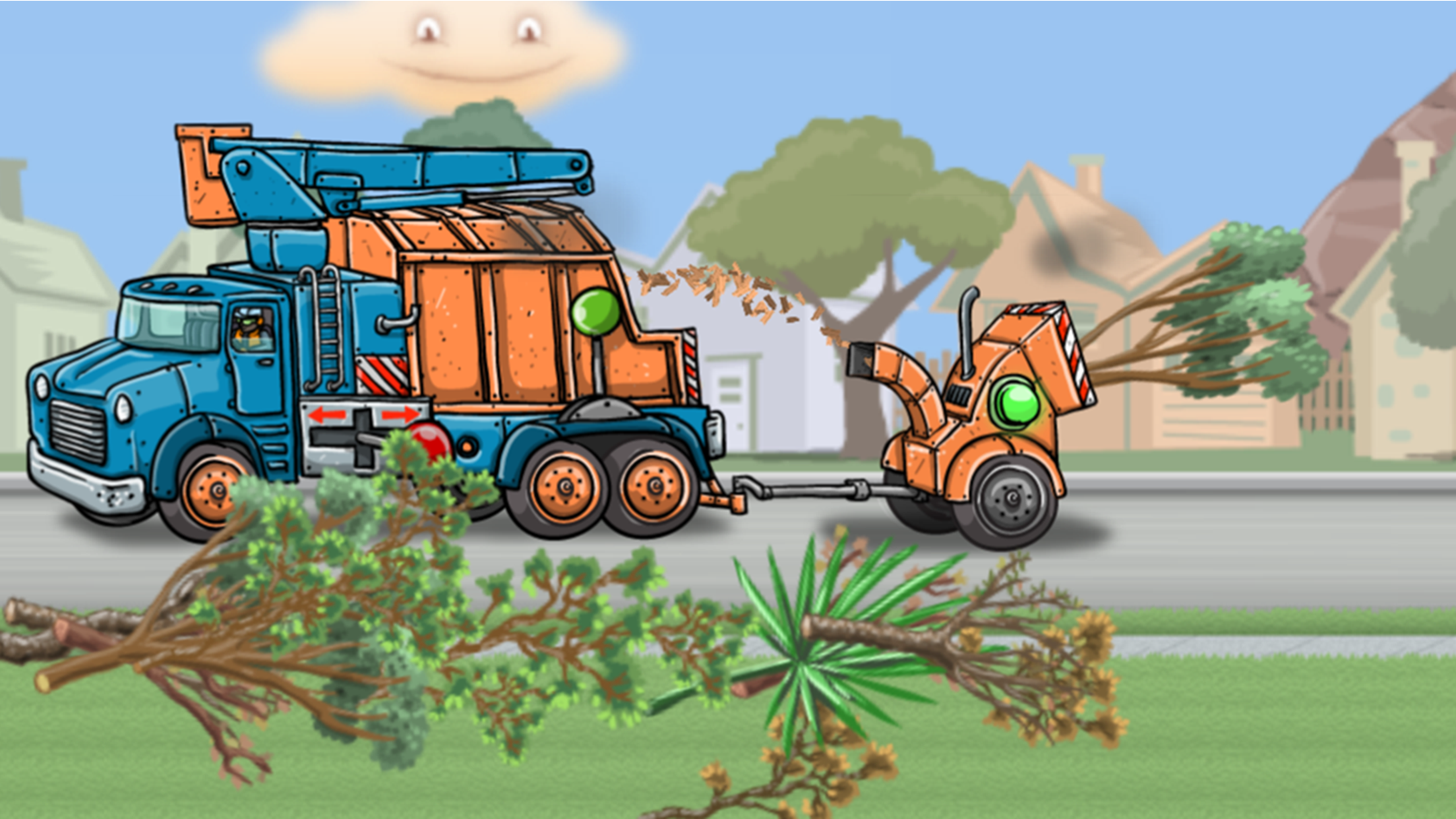 Wood Chipper Truck screenshot 2