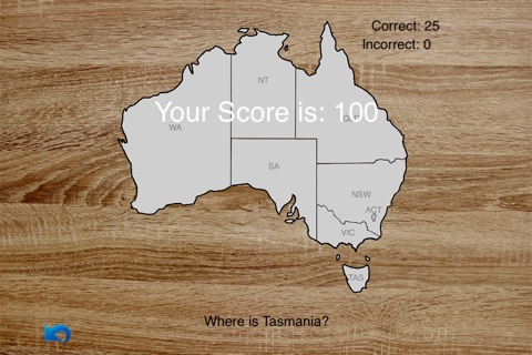 Australia Map Master - Learning, puzzle game and test screenshot 3