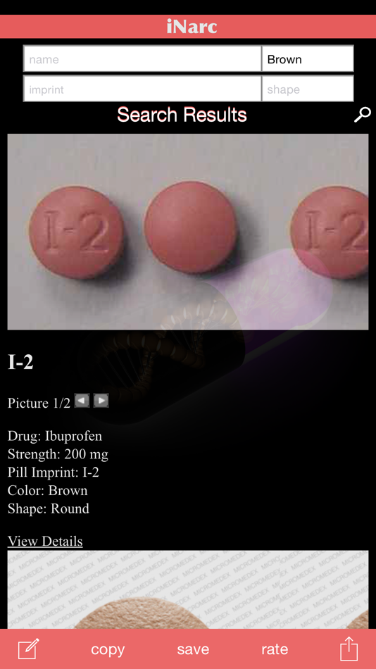 iNarc: Pill Finder and Identifier - 4.0 - (iOS)