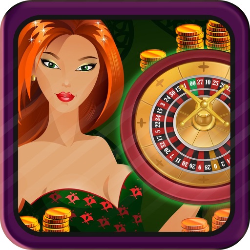 Monte Carlo Style Adult Vintage Roulette Icon