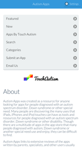Autism Apps screenshot