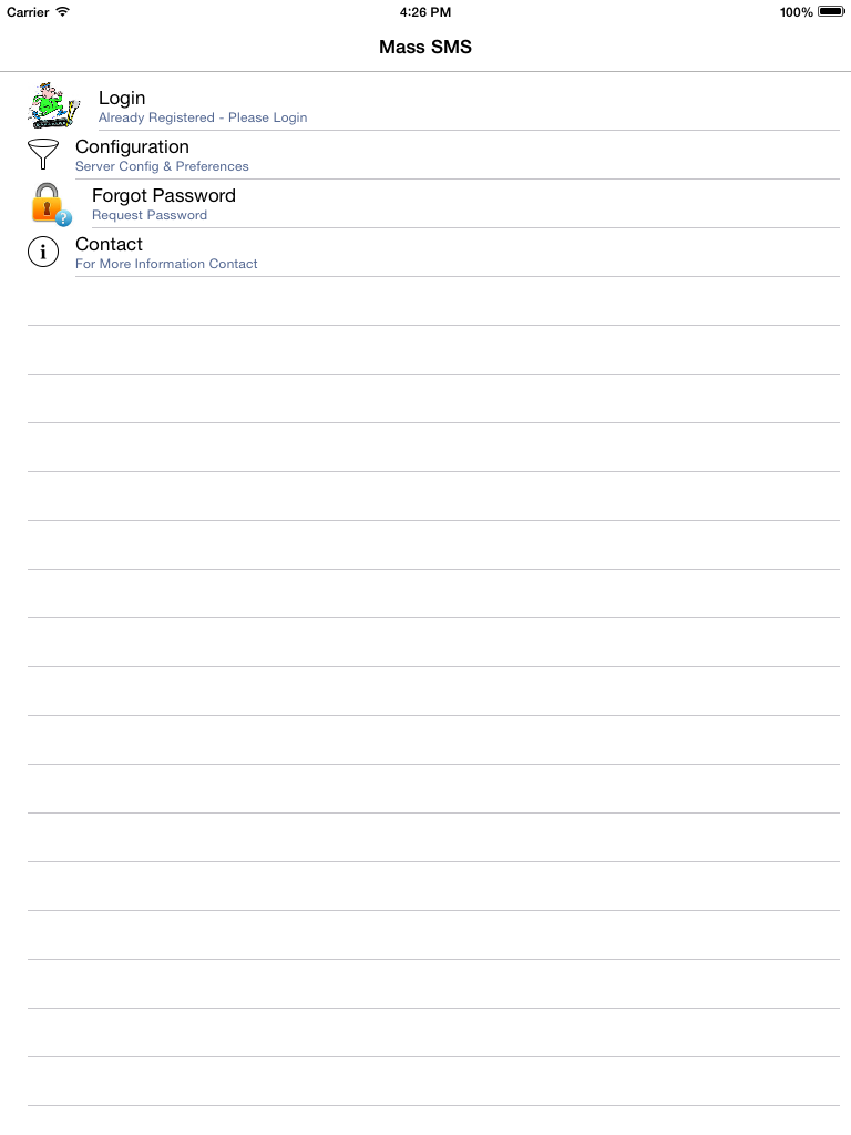 Free Mass SMS screenshot 2