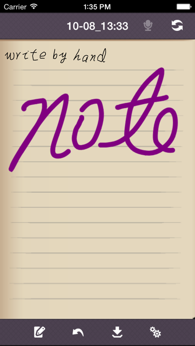 Handwriting Note Lite iPhone screenshot 5 - Utilities app