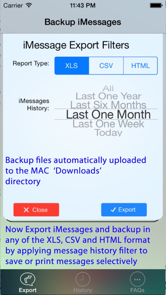 #4. Export Messages - Save Print Backup Recover Text SMS iMessages (iOS) 게시자: SOWJANYA ALLA