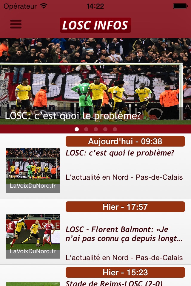 LOSC Infos screenshot 2